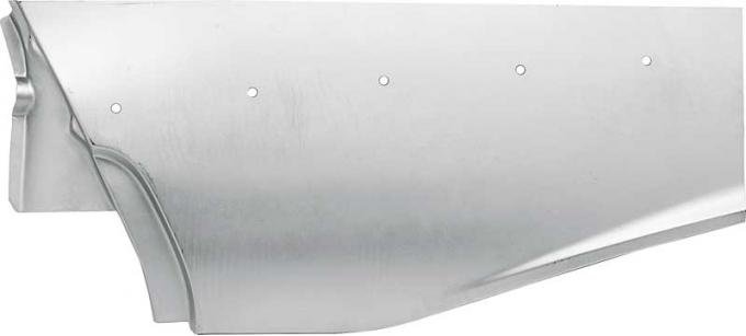 1957 Chevy Bel Air, 150, 210, Lower Rear Quarter Repair Panel, RH Passenger Side, Weld-Thru Coating