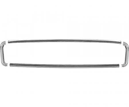 OER 1955 Chevrolet Bel Air, 150, 210, Nomad, Front Grill Molding Set, 4 Piece TF400007A