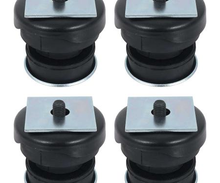 OER 1981-83 Chevy GMC Pickup, Standard Cab Mount Bushing Set, Front & Rear, 4 Bushings, 20 Piece Set T71211