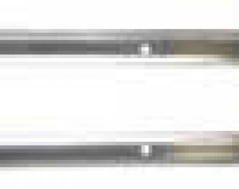 OER 1967-72 Chevrolet, GMC, Bed Angle Strips, Short Bed, Stepside, Stainless Steel, Polished 110118