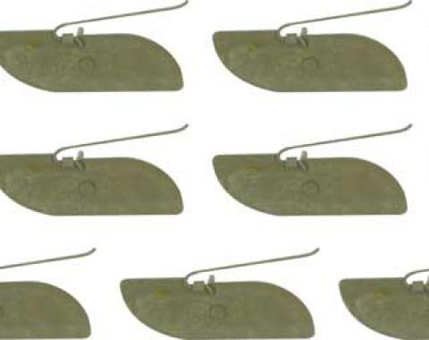 OER 1969-72 Chevrolet / GMC Pickup Upper Bed Molding Clip Set , Longhorn , 14 piece set T1423