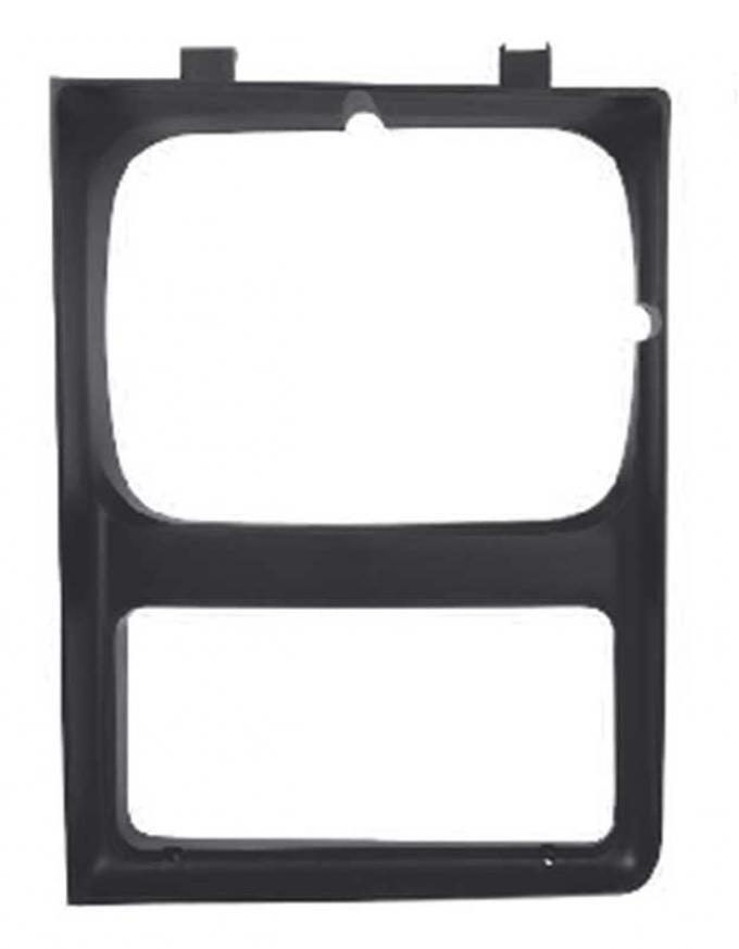 1985-88 Chevrolet, GMC Truck, Headlamp Bezel, Single Headlamps, Black, LH T77182
