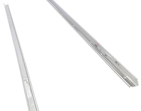 1967-72 Chevrolet, GMC, Bed Angle Strips, Short Bed, Stepside, Stainless Steel, Polished