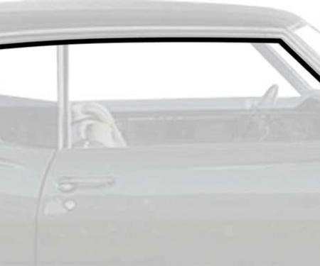 OER 1967-68 Impala / Caprice 2-Door Formal / Custom Coupe Roof Rail Weatherstrips K456
