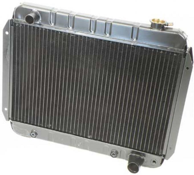 OER 1963-65 Chevy II/Nova Radiator L6 194/230 AT 3 Row Inlet On Driver Side (15-5/8" X 23" X 2" Core) CRD1143A