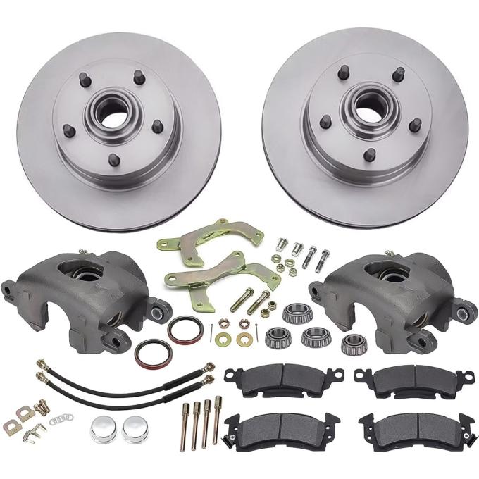 OER 1955-57 Chevrolet, Front Disc Brake Set, 11" Plain Rotors TF500266A