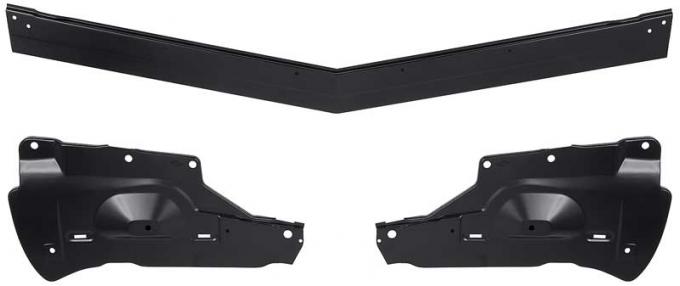 OER 1966 Chevrolet Impala, Grill Support and Bumper Filler Set, 3 Piece Set, EDP Coated 153867