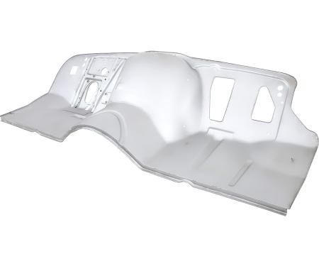 OER 1967-68 Chevy, GMC Pickup, Panel, Suburban, Firewall Panel, with Toe Panel, 2 Wheel Drive, with Factory AC, Silver Weld Thru Coating CX4900