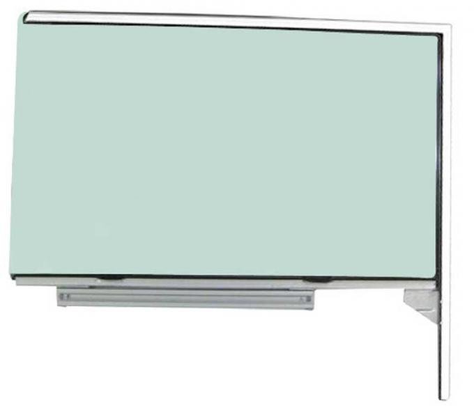 OER 1955-57 2-Door Hardtop/Convertible Door Glass Assembly RH Green Tint TF42210C