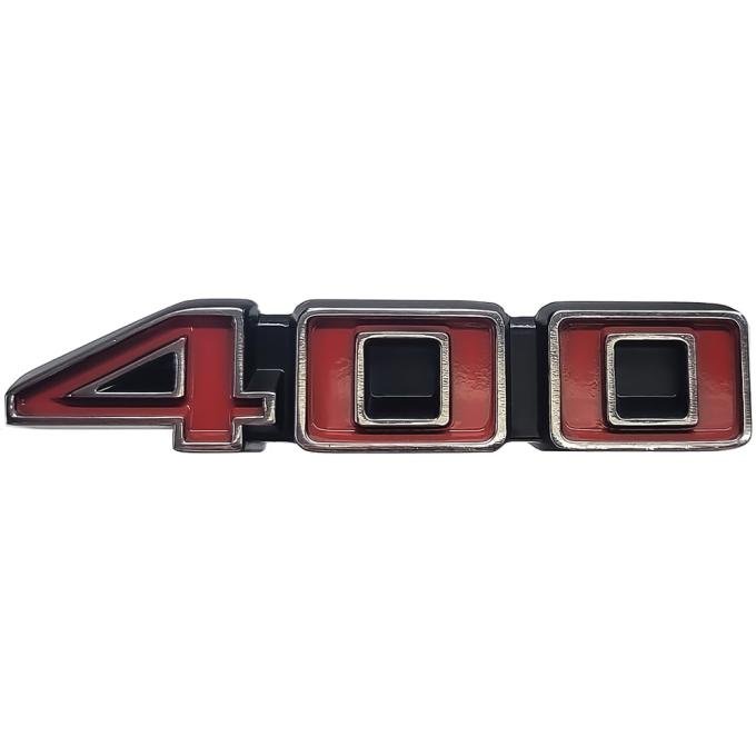 OER 1971-75 Chevrolet Impala, Caprice, Lower Fender/Rocker Emblem, "400" 3986990