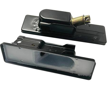 1961 Impala, Bel Air, Biscayne, Parking Lamp Housings, LH & RH, Pair