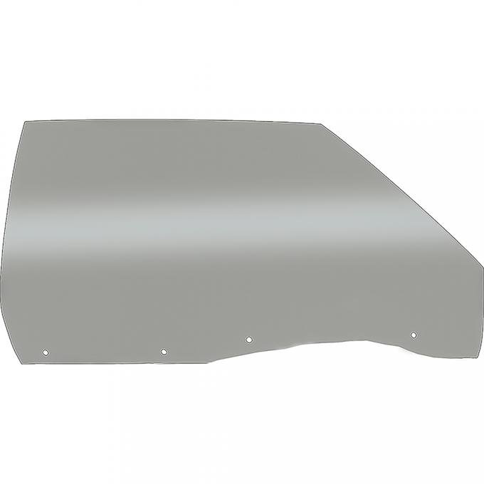 OER 1971-73 Impala, GM Full-Size, 2 Door Hardtop, Front Door Glass, RH, Custom Gray Tint DD4620Y