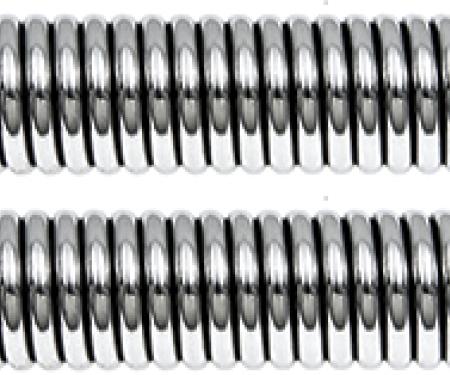OER 1956 Chevy Bel Air, 150, 210, Nomad, Hood Hinge Springs, Polished Stainless, RH & LH, Pair 153097
