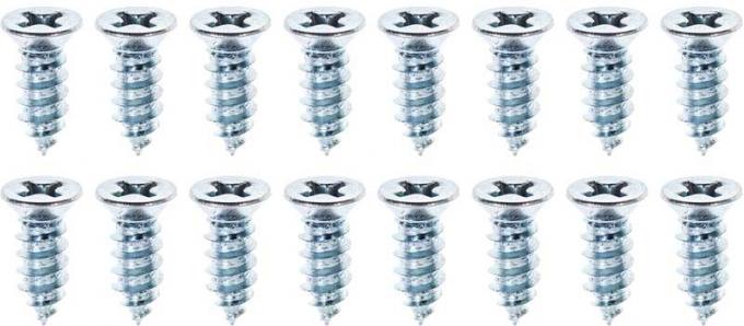 OER 1955-57 Chevy Bel Air, 150, 210, Nomad, Door Belt Molding Screw Set, Hardtop, Convertible TF401177