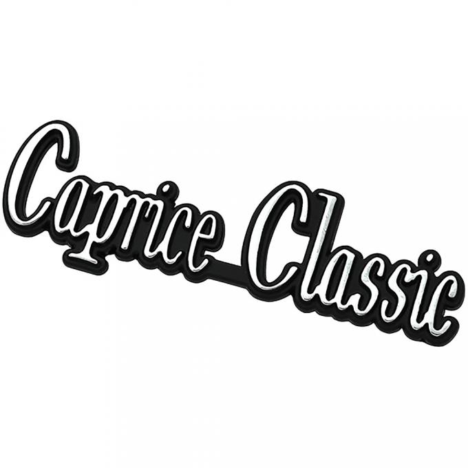 OER 1974-76 Chevrolet Caprice Classic, Quarter Panel Emblem 9633484