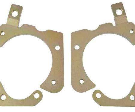 OER 1955-58 Chevrolet Full Size Disc Brake Caliper Brackets for OE Spindles and Large GM Calipers 153646