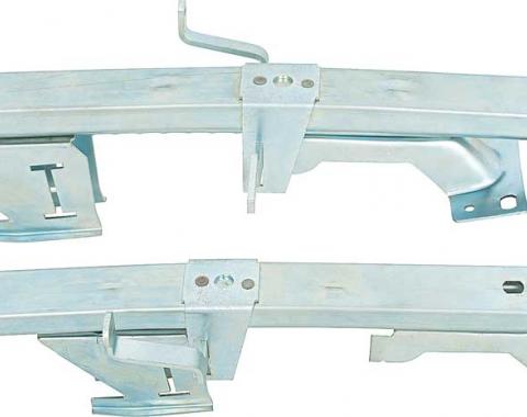 OER 1955-56 Chevy Bel Air, 150, 210, Front Bench Seat Track Adjusters, Pair TF422413