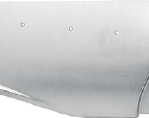 OER 1957 Chevy Bel Air, 150, 210, Lower Rear Quarter Repair Panel, LH Drivers Side, Weld-Thru Coating TF400977