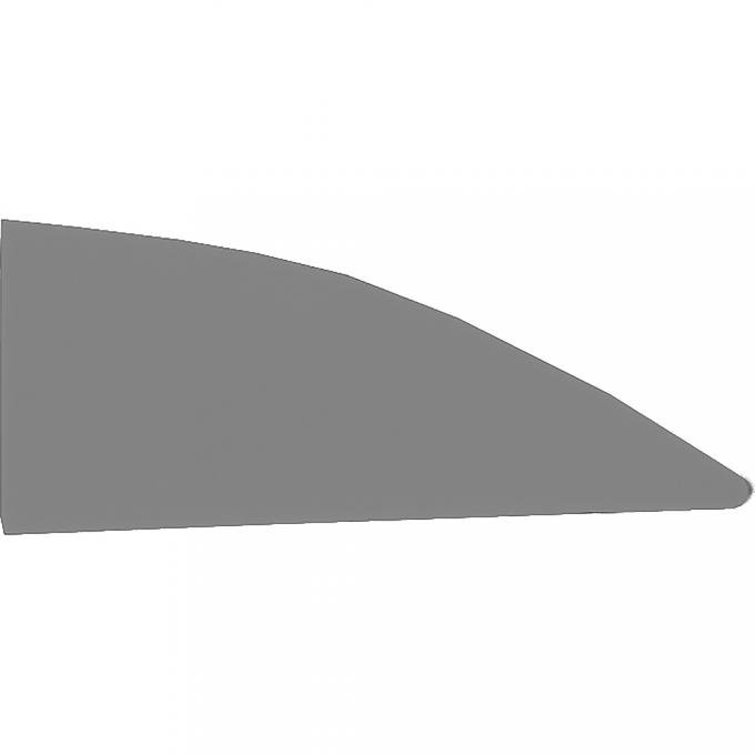 OER 1959-60 Biscayne, Bel Air, Catalina, LeSabre, Super 88 2 Door Sedan, Quarter Glass, LH/RH, Custom Gray Tint QG1028Y