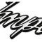 OER 1974-75 Chevrolet "Impala" Front Fender Emblem, with Hardware, Each, GM Licensed 6260499