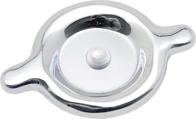 1960-86 Chevy, GMC, Mopar, Chrome GM Oil Filler Cap, Twist-In, Various Models