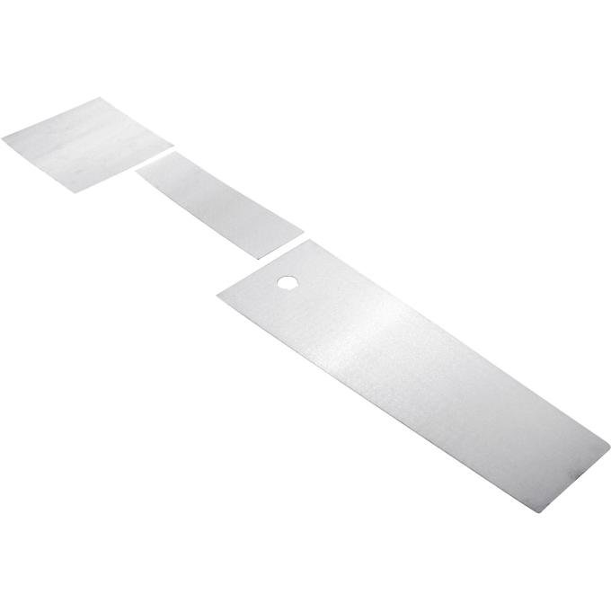 1966-67 Impala SS, Aluminum Console Insert Set, Auto Trans, 3 Piece Set