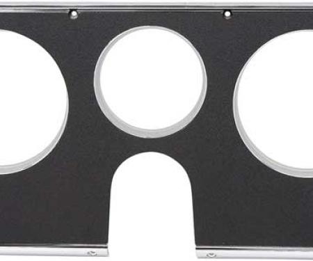 OER 1969-72 Chevrolet, GMC Trucks, Dash Gauge Bezel, Black w/Chrome Edges, with Warning Lights 14171