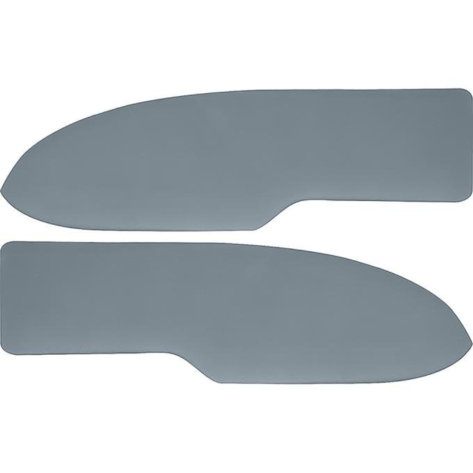 OER 1960-63 Chevy, GMC Pickup, Door Panel Inserts, Padded Vinyl, Gray 15471825