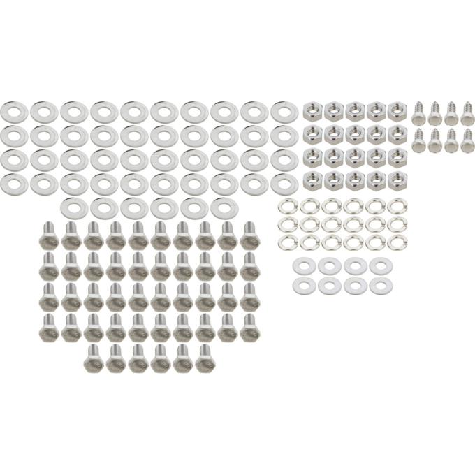 OER 1947-55 Chevy, GMC Truck, Front Fender & Inner Fender Hardware Set, 146 Piece Set CX2021