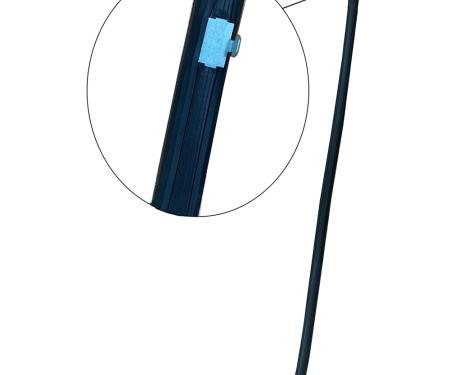 OER 1973-80 Chevy, GMC Pickup, Blazer, Jimmy, Suburban, Division Bar Weatherstrip Insert, LH Driver Side CR1024L