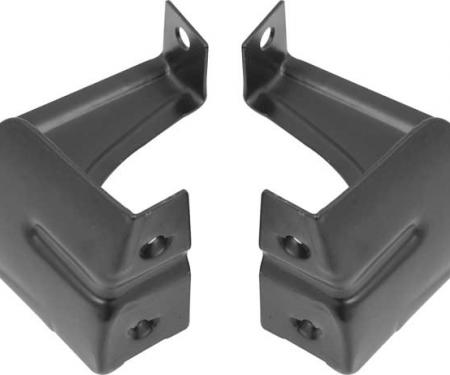 OER 1957 Chevy Bel Air, 150, 210, Nomad, Center Grill Bar Support Brackets, Pair TF400283