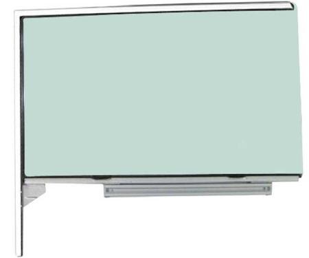OER 1955-57 2-Door Hardtop/Convertible Door Glass Assembly LH Green Tint TF42211C