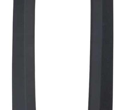 1981-86 Chevy, GMC Pickup, 1987-91 R/V, 1981-91 Blazer, Jimmy, Suburban, Inner Pillar Post Moldings, Black, RH & LH, Pair