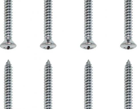 1957 Chevy Bel Air, 150, 210, Nomad, Headlamp Bezel Screw Set