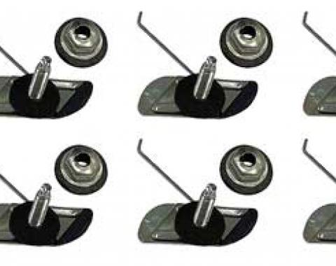 1962-66 Chevrolet, GMC Pickup, Fender Molding Clip, OE Style, 12 Piece Set