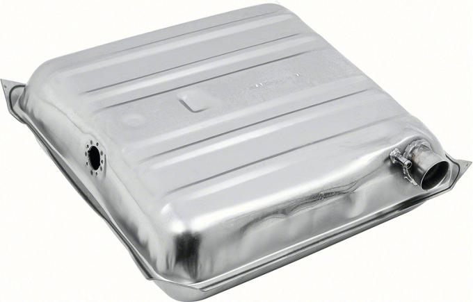 OER 1957 Chevrolet Pass Cars (Ex Wagon)- Fuel Tank 16 Gal W/Square Corners & Vent Tube - Stainless Steel FT3003C