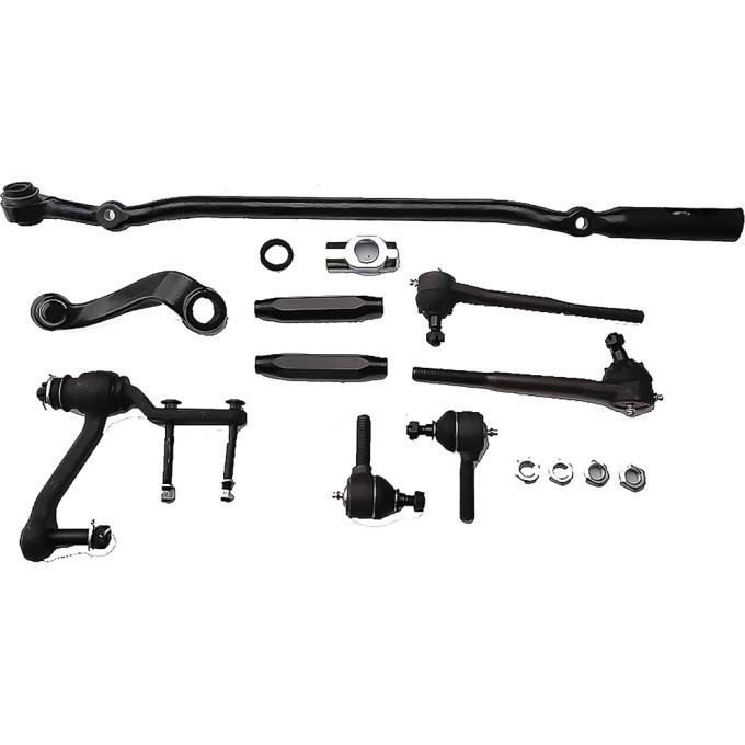 OER 1955-57 Chevrolet 150, 210, Bel Air, Steering Linkage Set, Manual Steering or PS Conversions, Center Link, Pitman Arm, Idler Arm, Tie Rod Ends, Billet Sleeves *TF500382