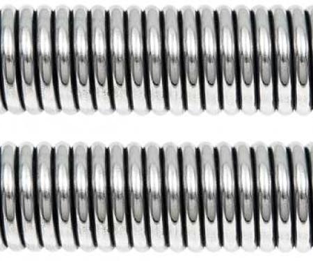 OER 1963-72 Chevy, Pontiac, Hood Hinge Springs, Polished Stainless, RH & LH, pair, Various Models 153103