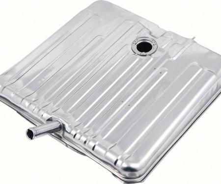 OER 1967 Impala, Bel Air, Biscayne, Caprice, Bonneville, Catalina, Executive, Fuel Tank, with Fuel Filler Neck, Stainless Steel, 24 Gallon Capacity, Except Station Wagon Models FT4004C