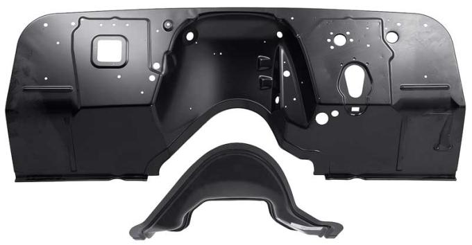 OER 1960-62 Chevrolet, GMC Pickup, Suburban, Complete Firewall Panel, 2 Piece Set, EDP Coated 153895