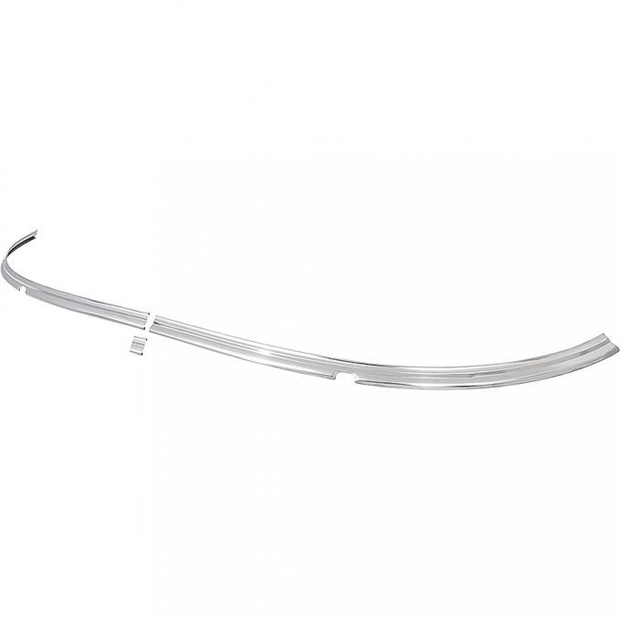 OER 1955-56 Chevrolet Bel Air, 210, Nomad, Lower Windshield Molding Set, With Wiper Cut-Outs, 3 Pieces *TF901056