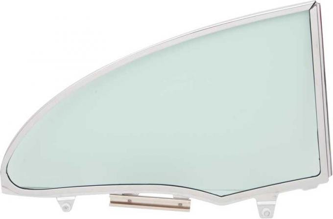 OER 1955-57 2-Door Hardtop LH Green Tint Quarter Glass Assembly TF42231C