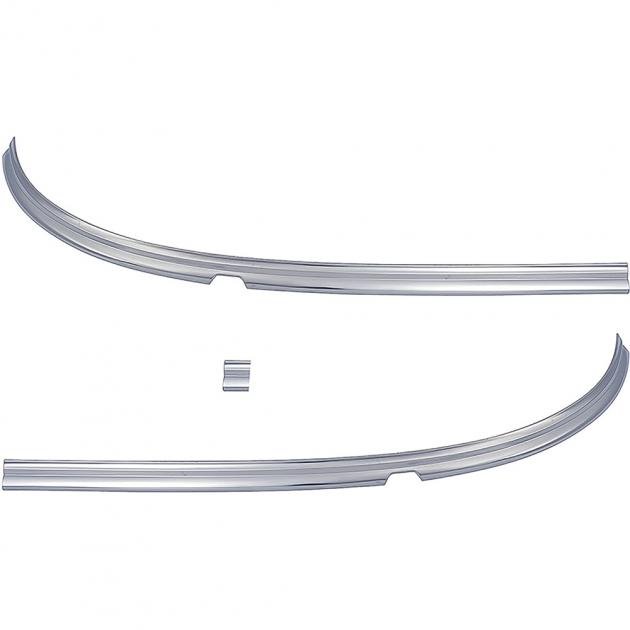1955-1957 Chevy 150/210/Bel Air/Nomad Windshield Lower Center Molding – Stainless Steel