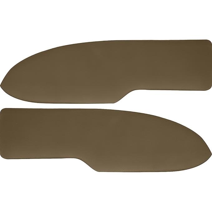 OER 1960-63 Chevy, GMC Pickup, Door Panel Inserts, Padded Vinyl, Brown 15471871