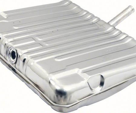 1965-66 Chevrolet Impala, Bel Air, Biscayne, Caprice, Fuel Tank, with Filler Neck, Stainless Steel, 20 Gallon Capacity