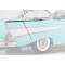 1957 Chevrolet, Bel Air, Quarter Panel Top Fin Molding, Chrome, 2-Door Hardtop or Convertible, without Retainer, LH or RH