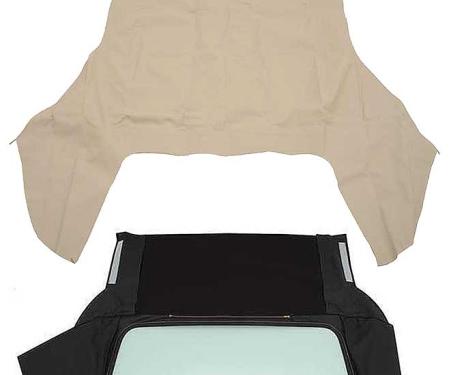 1971-76 GM B-Body, Convertible Top Kit, With Glass Window, With Defrost, Vinyl, Dark Tan