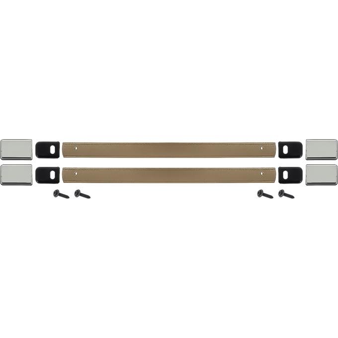 1981-91 Chevy, GMC Pickup, Blazer, Jimmy, Suburban, Door Pull Strap Set, With Hardware, RH and LH, Light Saddle