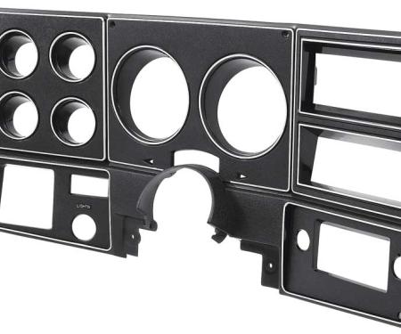 OER 1978-80 Chevy, GMC Pickup, Blazer, Jimmy, Suburban, Dash Bezel, with AC, Black & Silver 14238