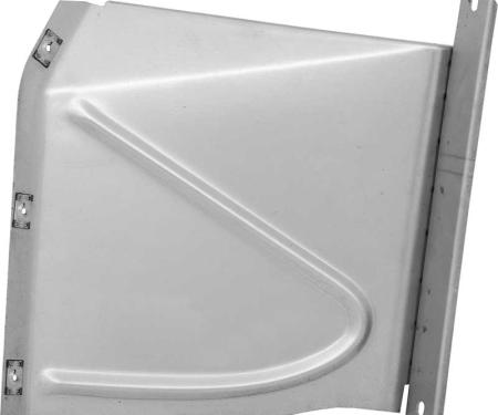 1955 Chevrolet, Fender Splash Shield, Inner Fender Rear Extension, LH, Driver Side